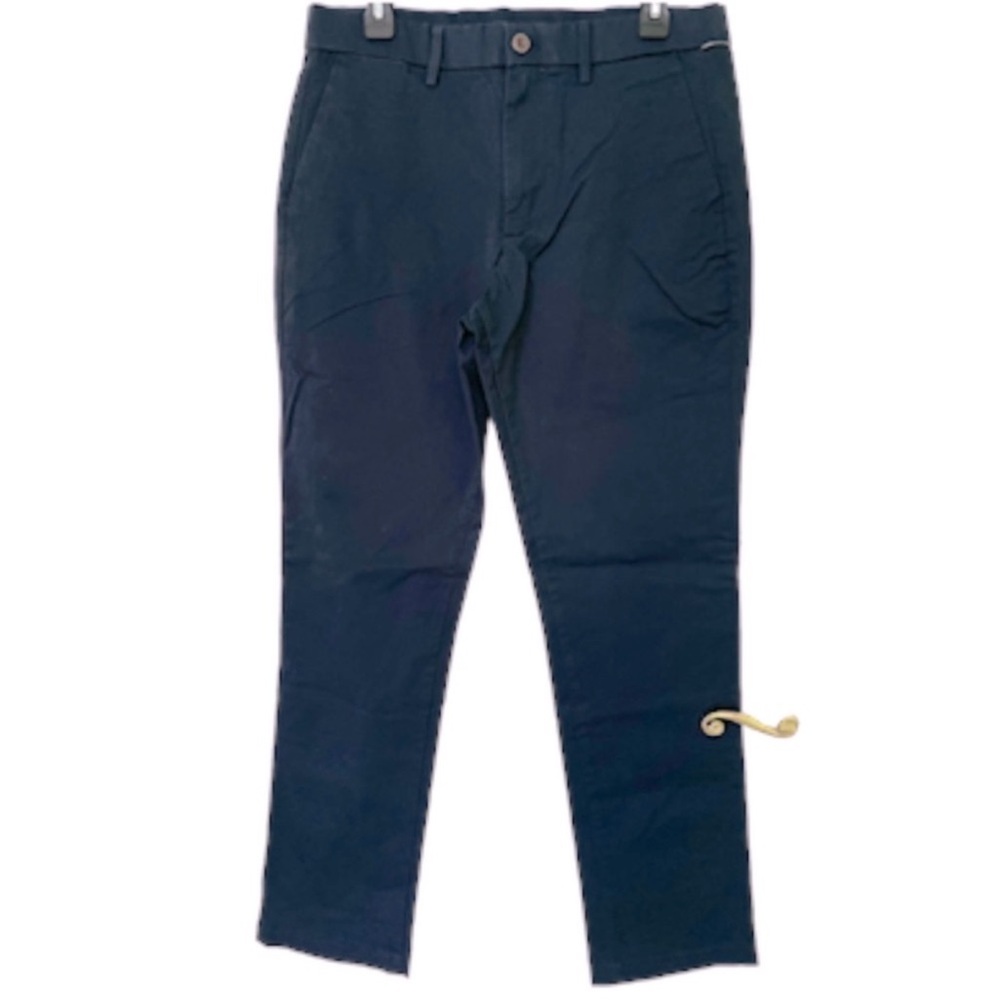 GAP Performance Pant Men’s Size 32x34 Straight Fit Navy Blue Cotton Elastane